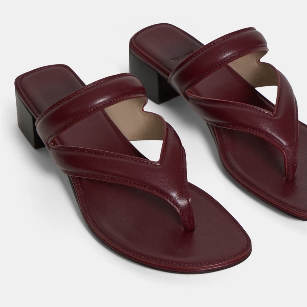 Theory Belted Sandal in Leather